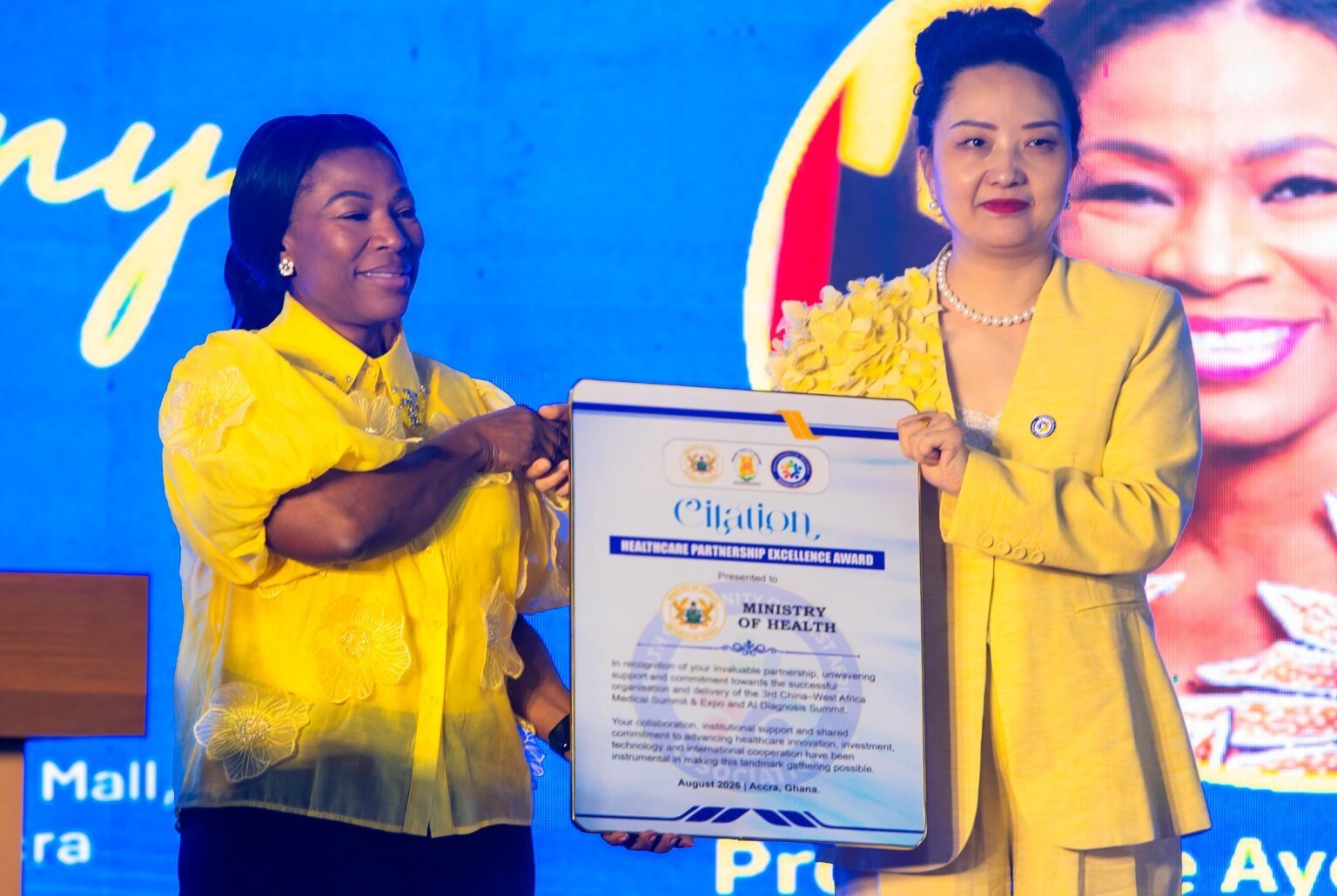 Health Community of West Africa Association Honours Ministry of Health for Support to the 3rd China–West Africa Medical & Expo Summit